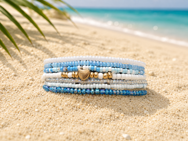 Bracelet dégradé bleu