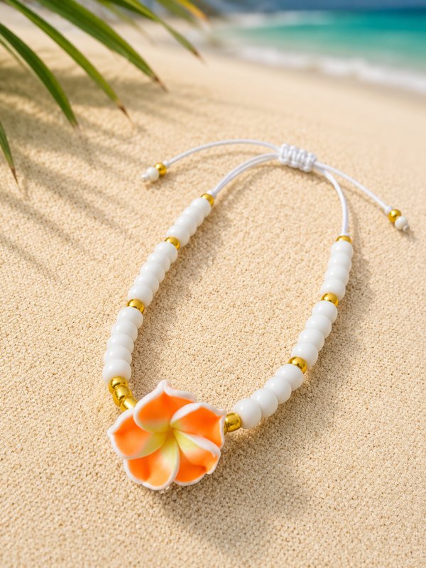 Bracelet Fleur des Lagons Corail