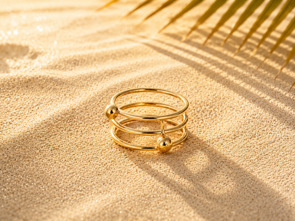 Bague Vagues du Lagon