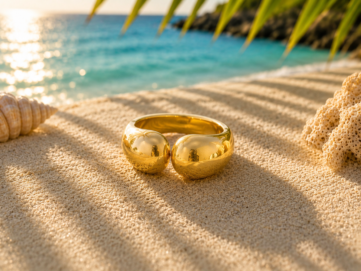 Bague Horizon doré