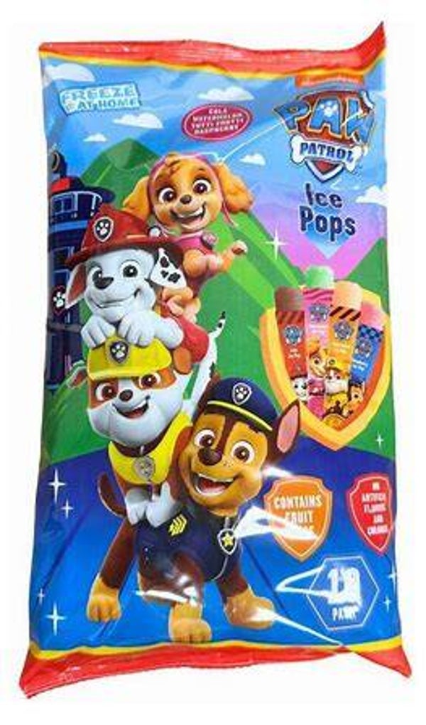 Paw Patrol Ice Pops Multipack 500ml