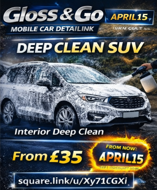 Deep cleaning suv