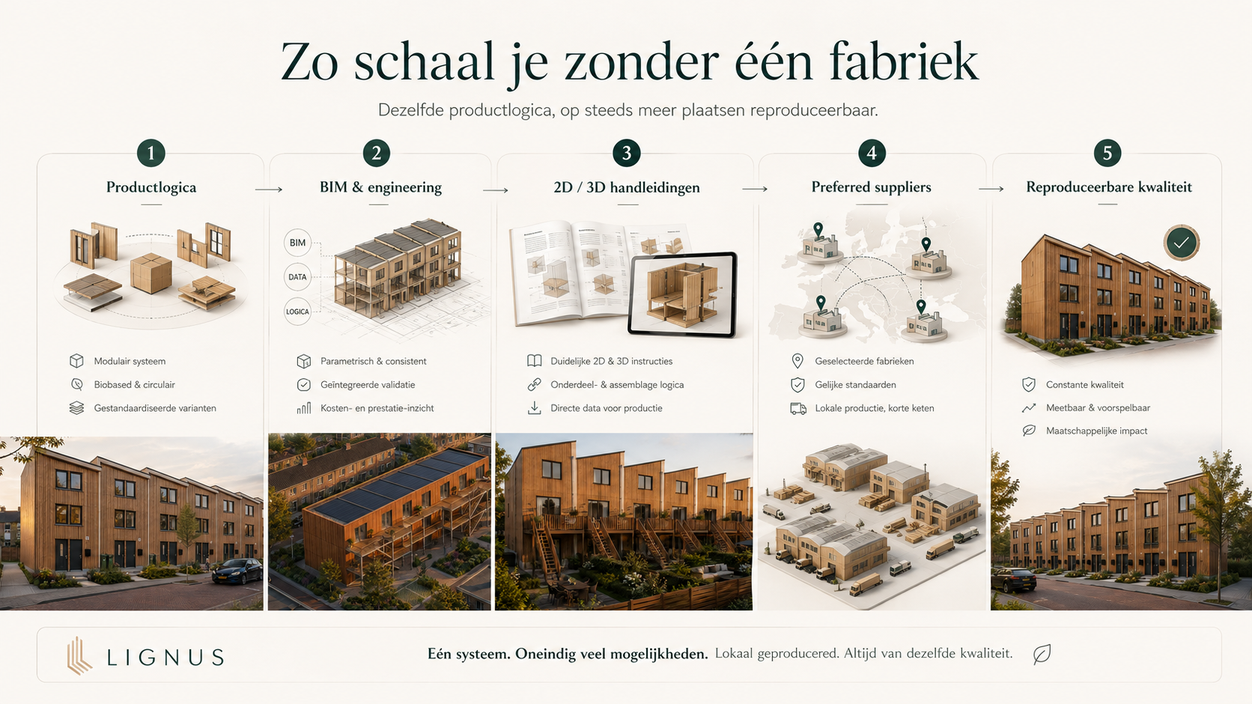 Lignus productlogica van engineering tot regionale productie