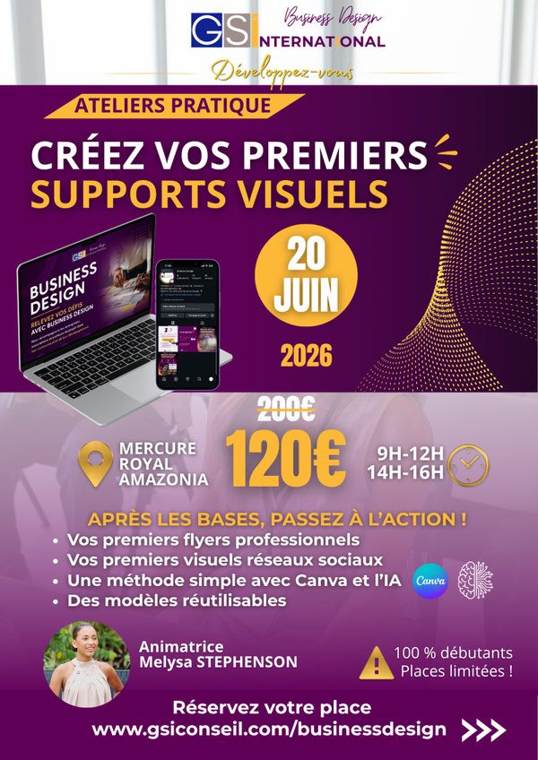 Créez vos premiers supports visuels