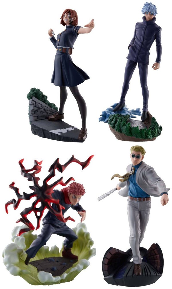 Jujutsu Kaisen Petitrama Series Sammelfiguren 4er-Pack Jujutsu Kaisen Series Vol.2 Set 9 cm