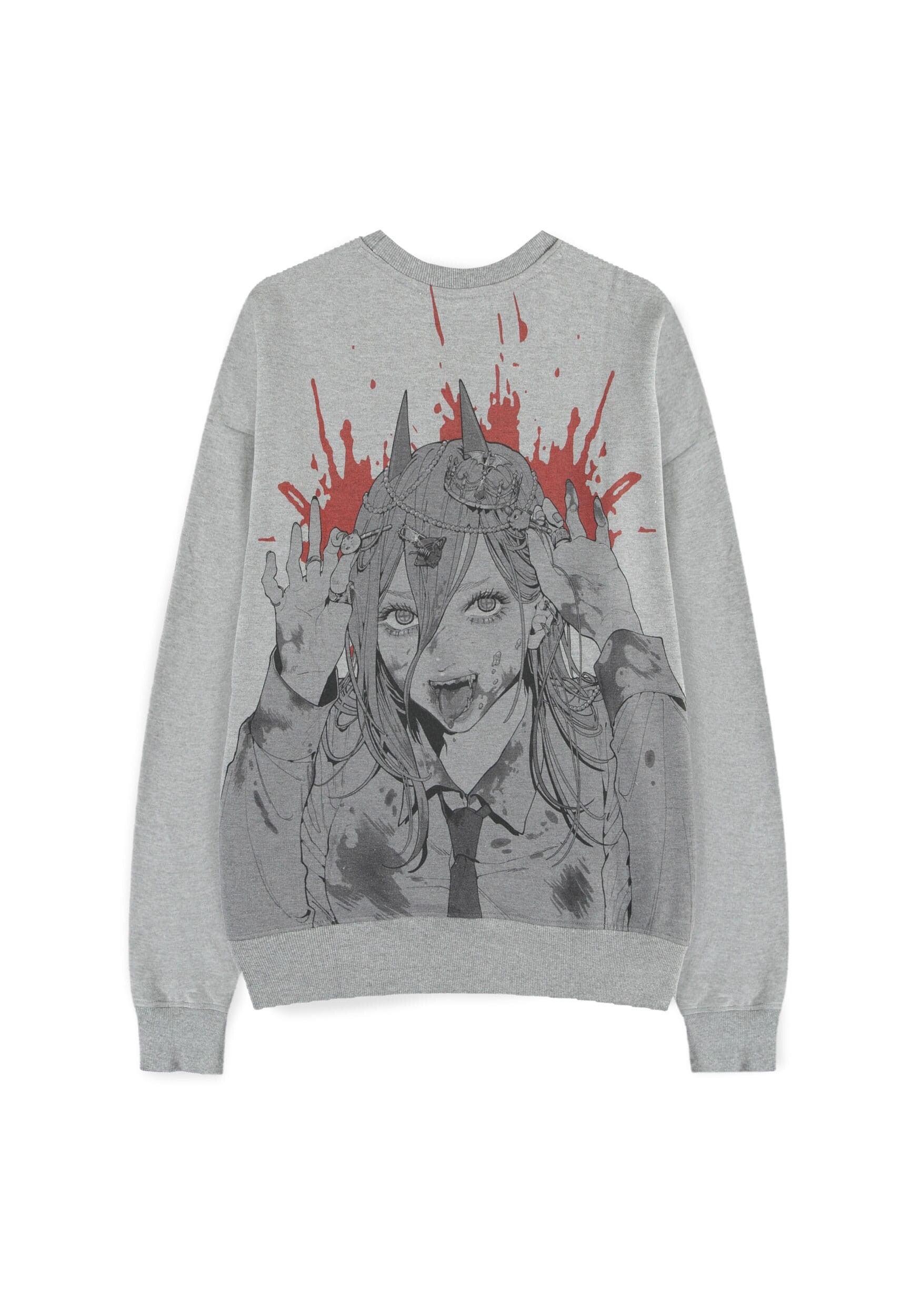 Chainsaw Man Pullover Power Grey Melange