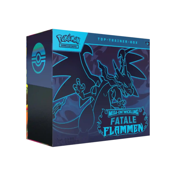 Pokémon Fatale Flammen Top-Trainer Box
