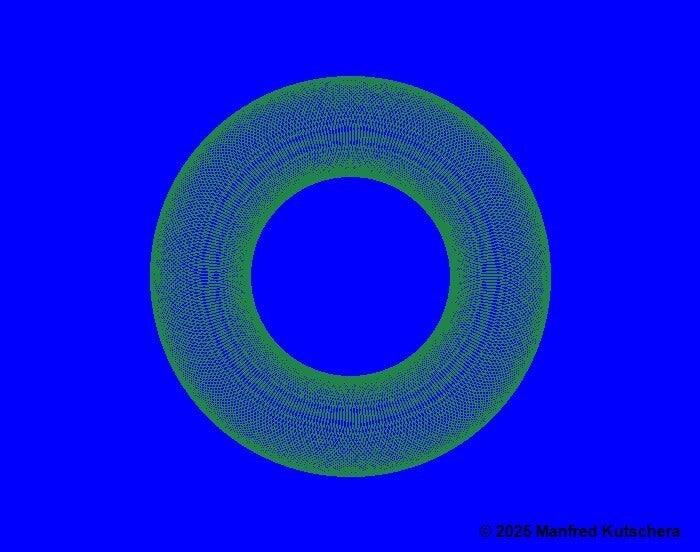 Kreis11 mit blauem Hintergrund