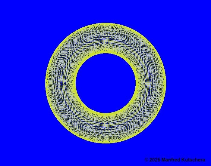 Kreis17 mit blauem Hintergrund