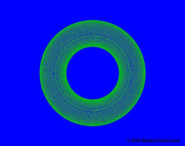 Kreis20 mit blauem Hintergrund