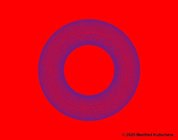 Kreis2 mit rotem Hintergrund