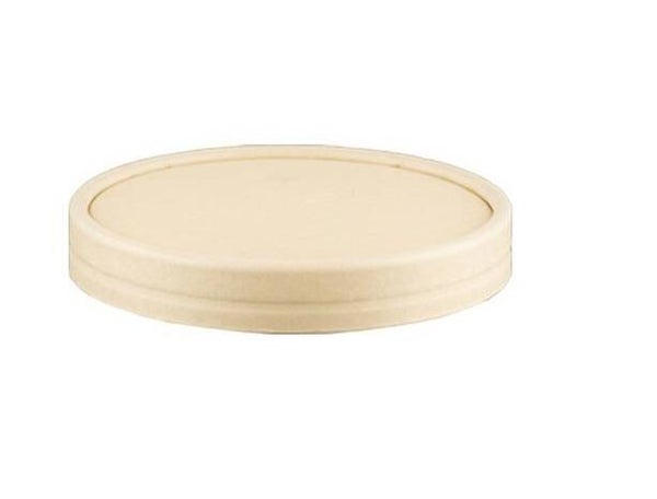 Deksel kraft, PLA voor soepbeker 240ml en 360ml, 20 x 25 stuks