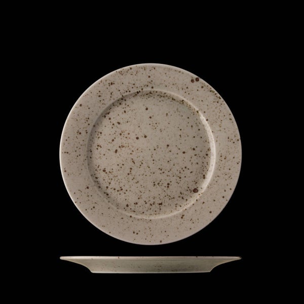 Lilien Lifestyle Natural Bord vlak met rand 20cm