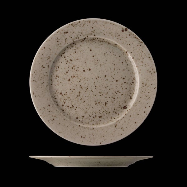 Lilien Lyfestyle Natural Bord Vlak met rand 26cm