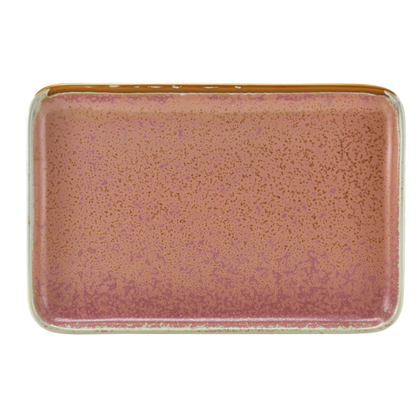 Terra rose pink schaal rechthoekig 30x20cm