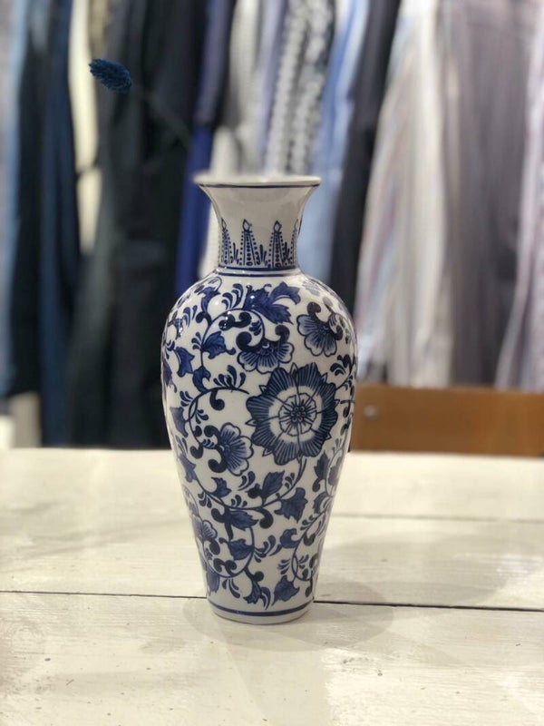 Delfts blauwe vaas inspired