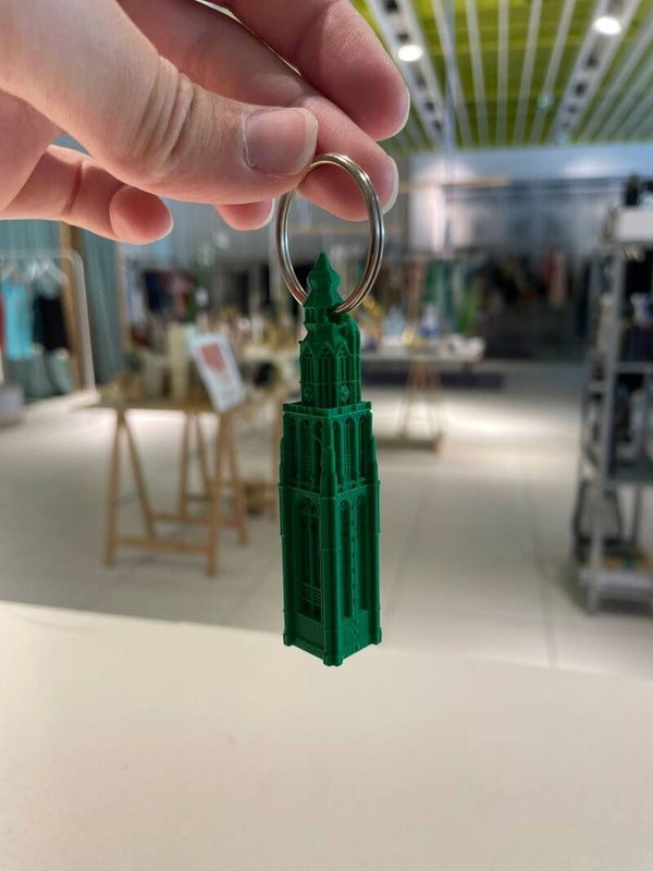 Sleutelhanger Onze Lieve Vrouwentoren - Groen