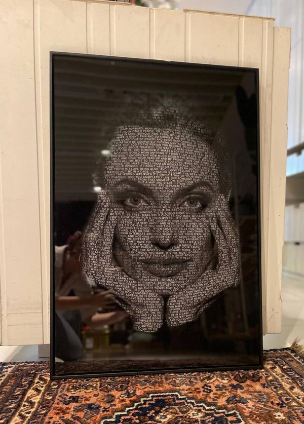 Schilderij Angelina Jolie