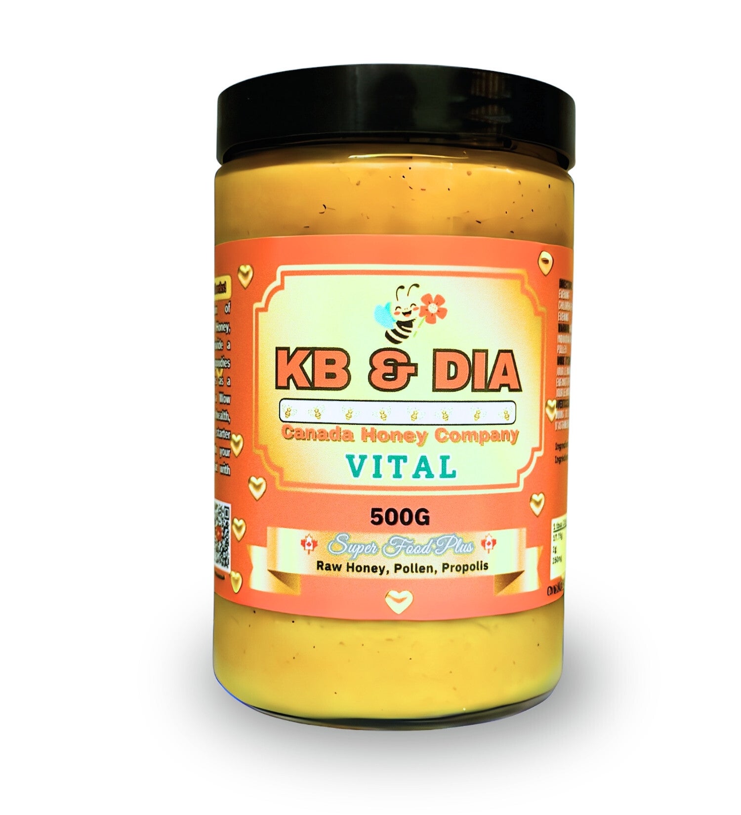 Superfood Honey Vital | Total Hive Trio Raw Honey Bee Pollen Propolis 500G