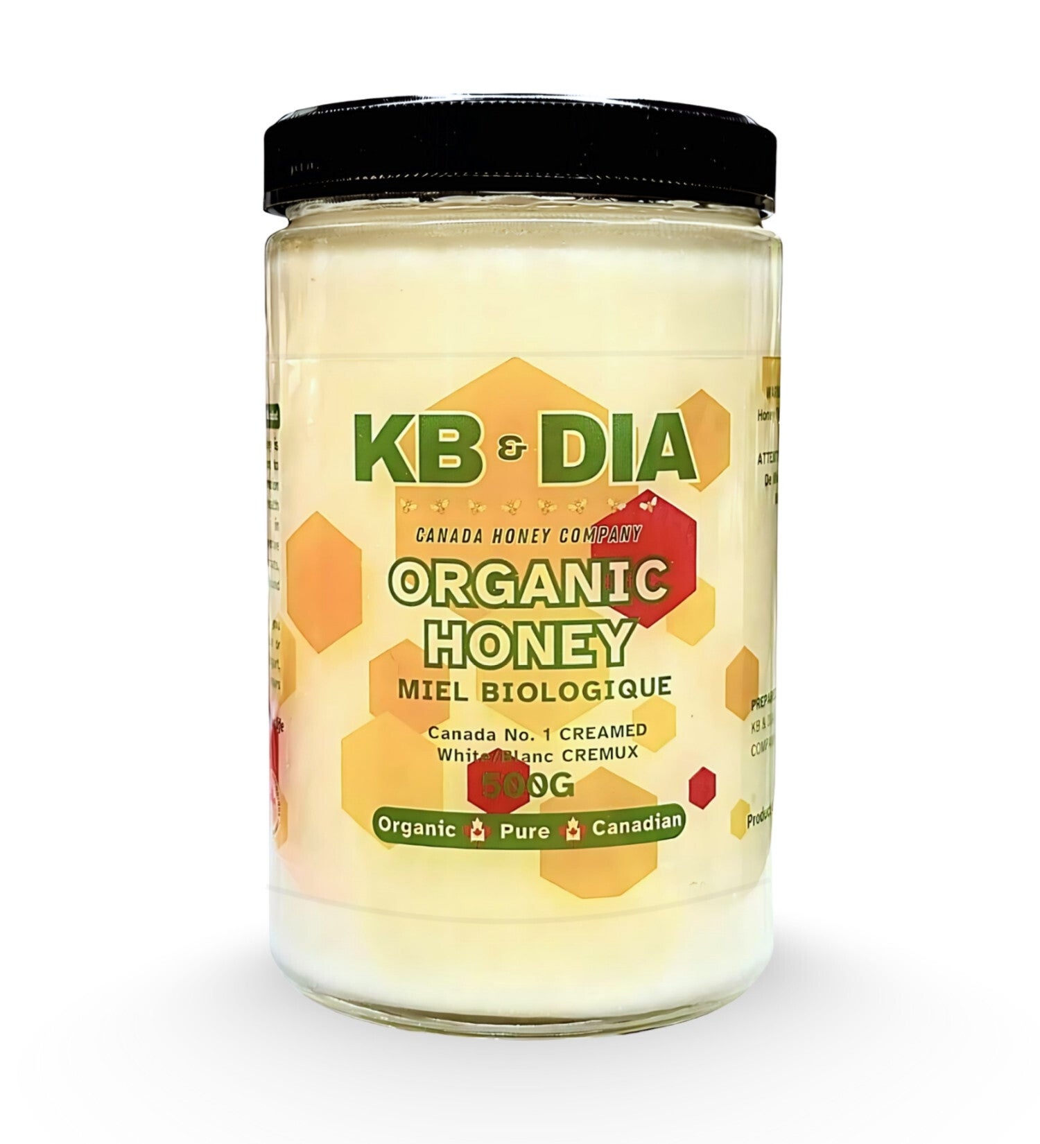 RAW Organic Canadian Creamed Honey | RAW | Unpasteurized | Unprocessed | 100% Pure Natural Raw Canadian Honey  500g