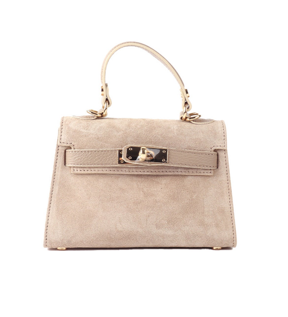 Tas suede Beige