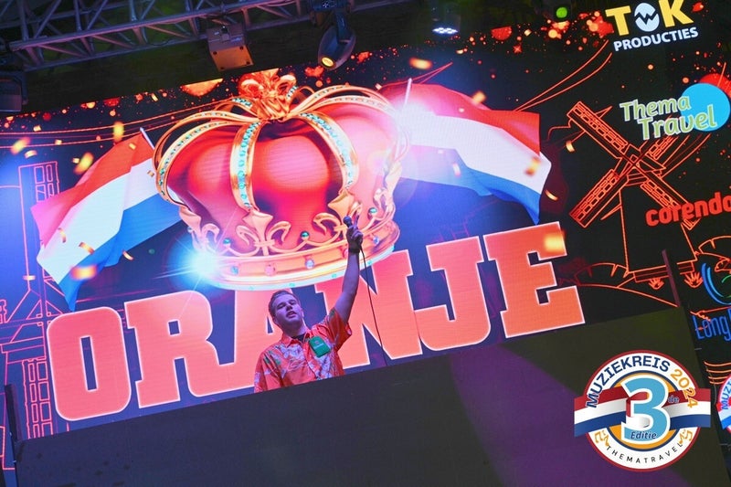Oranje Party is een Themafeest bij de Muziekreis van Thema Travel