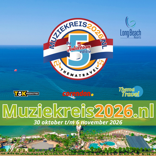 Turkije Muziekreis 2026 naar Long Beach Resort - Muziekreis 2026 Utopia World