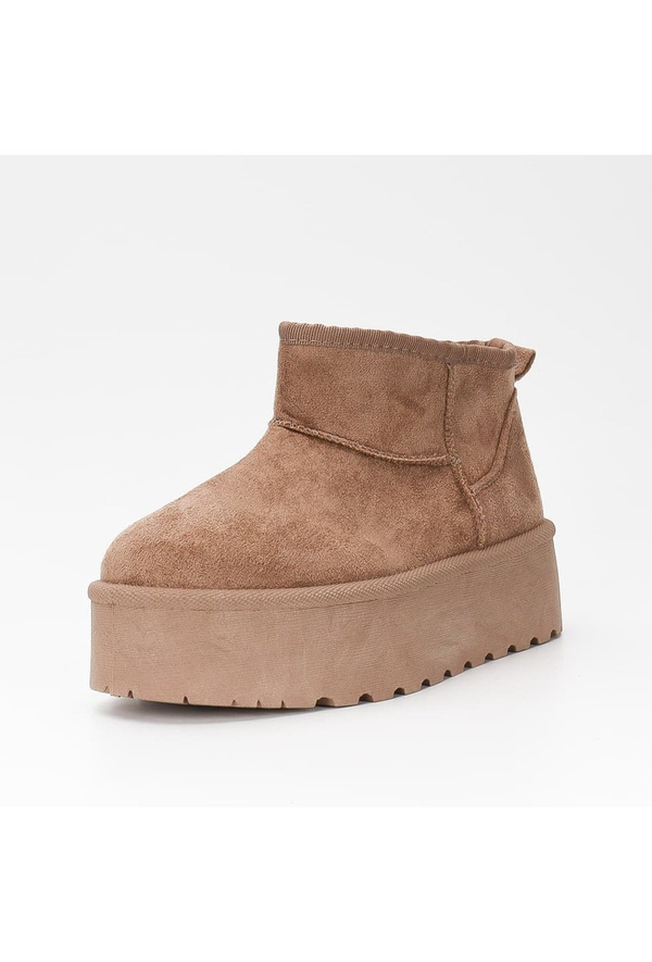Bottines fourrées à semelle plateforme
