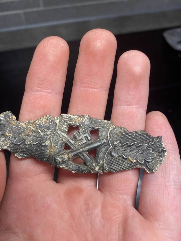 RELIC Close combat clasp in silver by Rudolf Souval "RS" (SOLD)