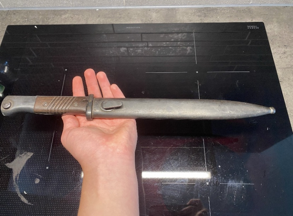 K98 bayonet in mint condition made by K.W.C and Bergs&Co!