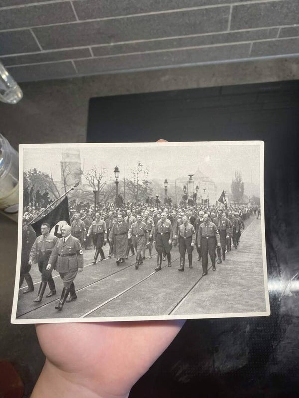 "Cigarett" photo from Adolf Hitler historic march 1933 (SOLD)