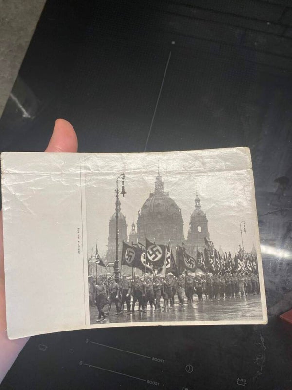 "Cigarett" photo from funeral march for "Sturmfuhrer Maikowski and Wachtmeister Zauritz"