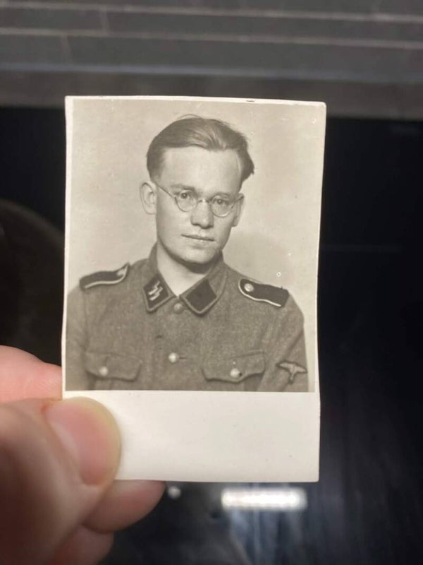 Waffen SS Pass photo for Latvian/Estonian volunteer (RESERVED)
