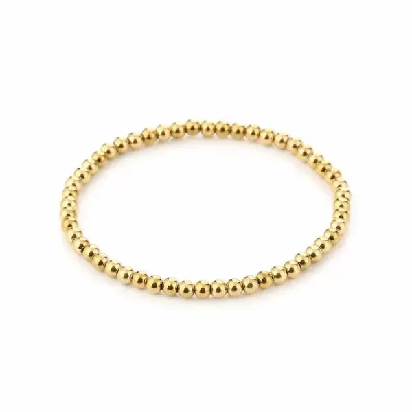 Armbandje kralen GOLD and SILVER