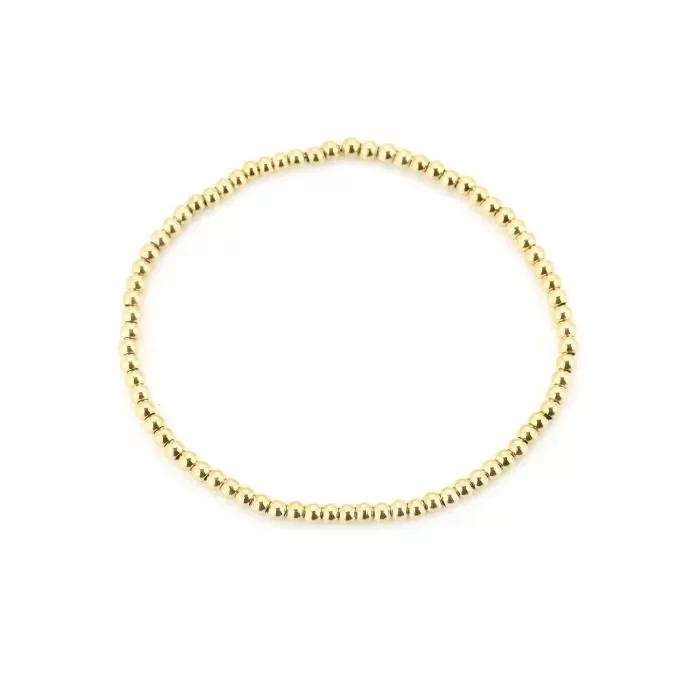 Armbandje kralen little GOLD and SILVER