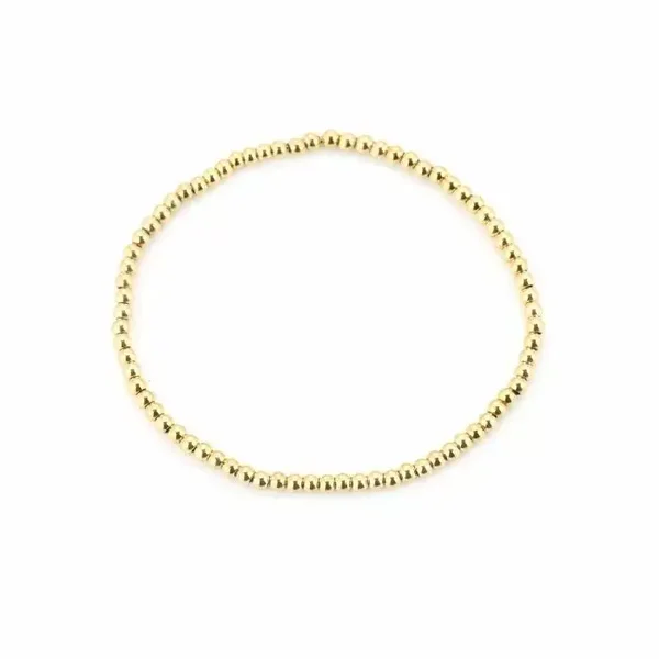 Armbandje kralen little GOLD and SILVER