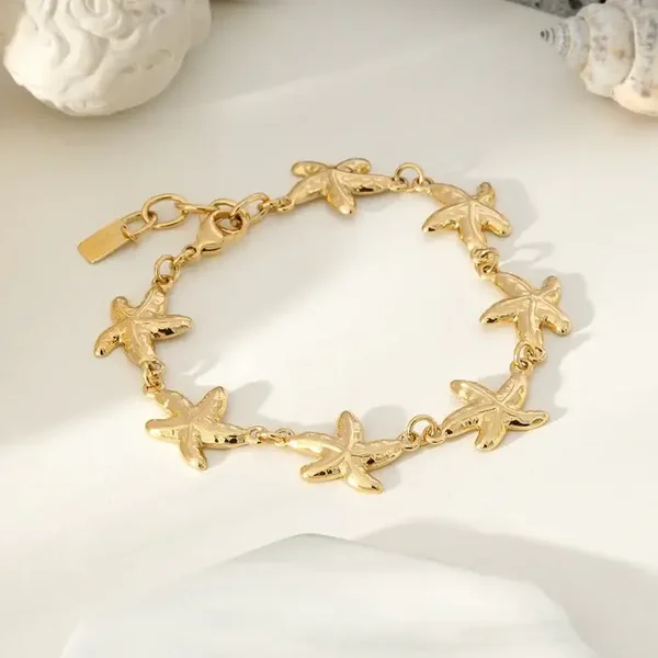 Armbandje seastar GOLD