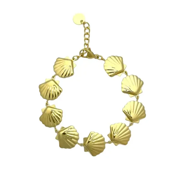 Armbandje shells GOLD and SILVER