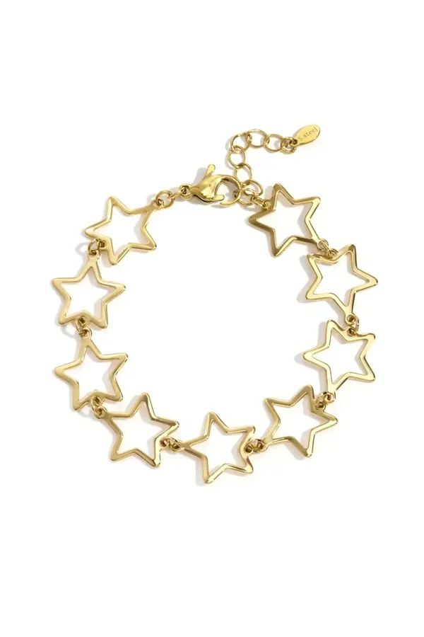 Armbandje Stars GOLD and SILVER
