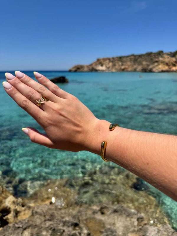 Bangle armband 2 in 1 GOLD