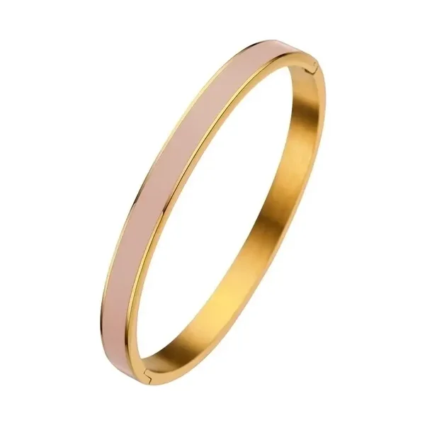 Bangle armband basic old pink GOLD