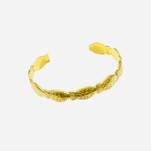 Bangle armband fishy GOLD