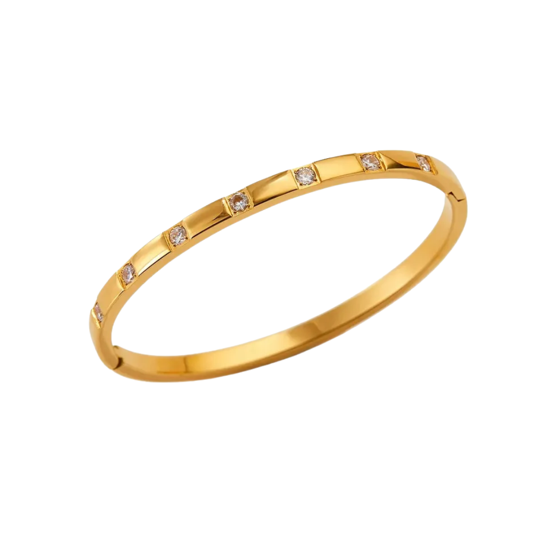 Bangle armband Shiney GOLD and SILVER