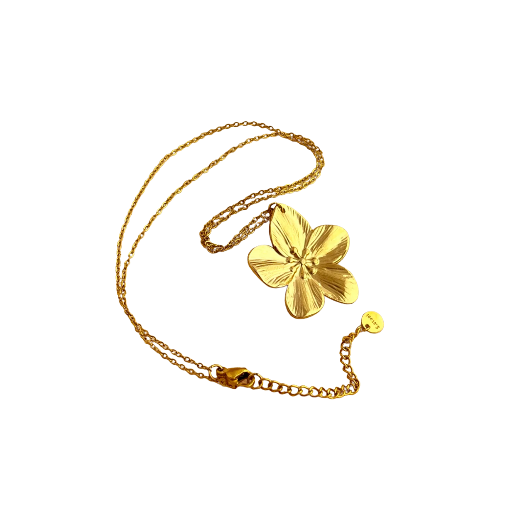 Ketting Flower GOLD