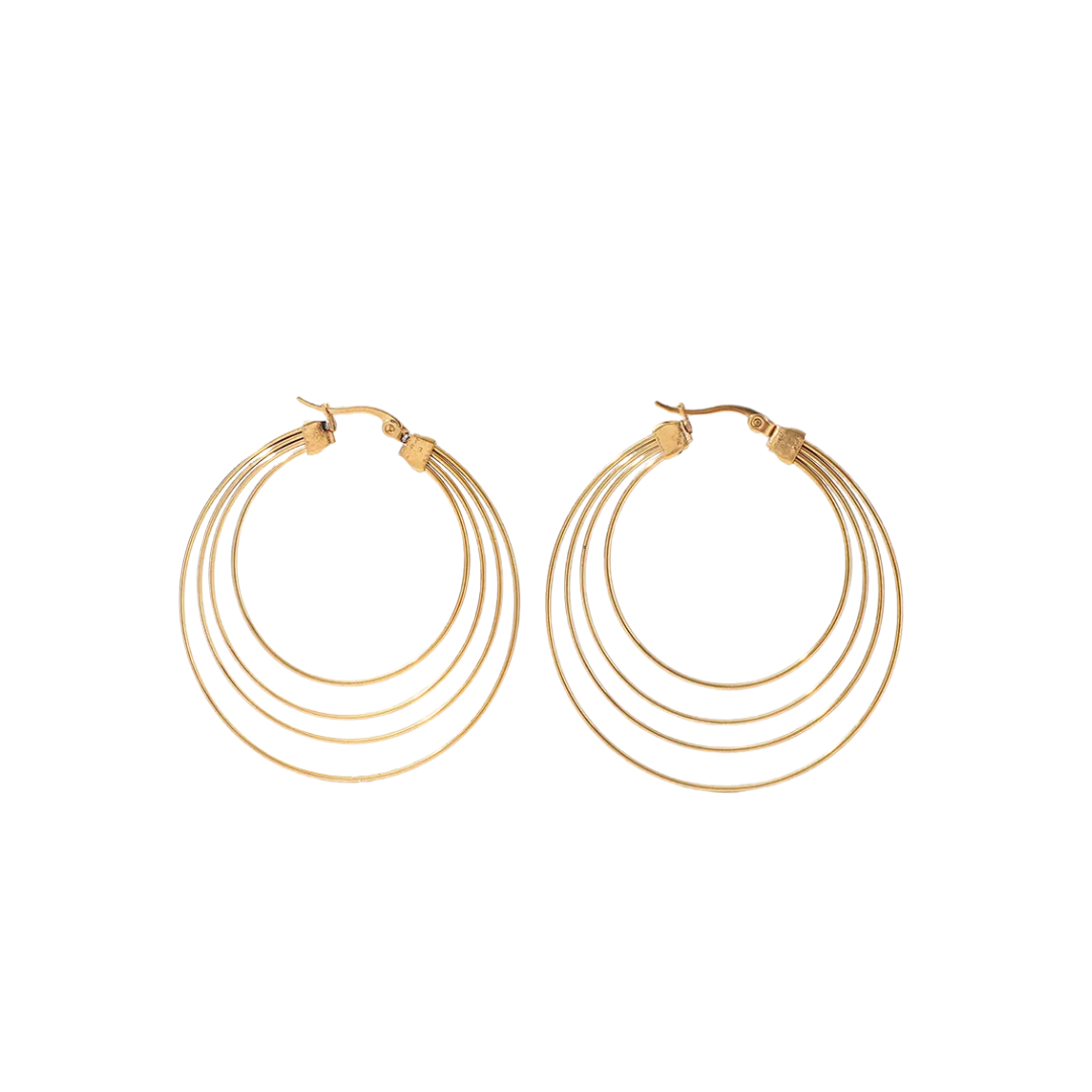 Oorbellen You Rock GOLD and SILVER