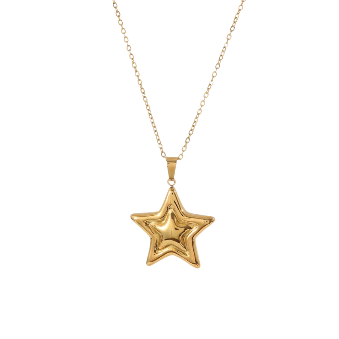 Ketting Star GOLD and SILVER
