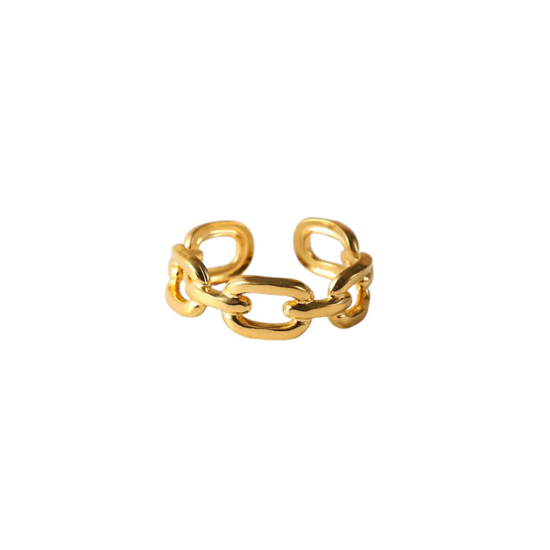 Ring Schakel GOLD