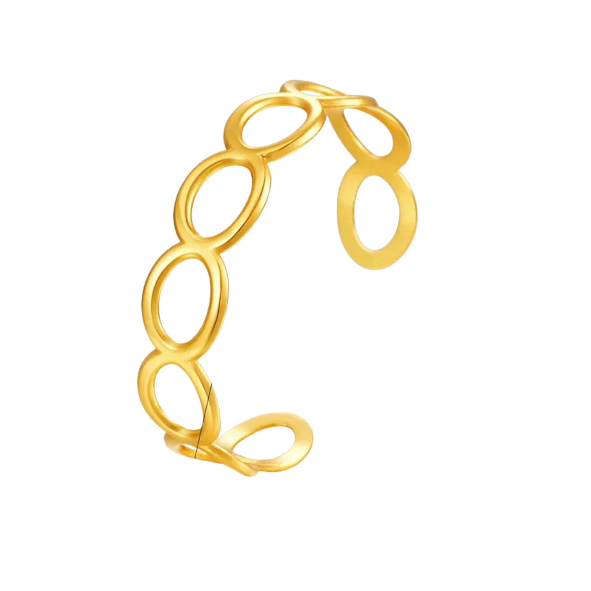 Bangle armband BIG Rounds GOLD