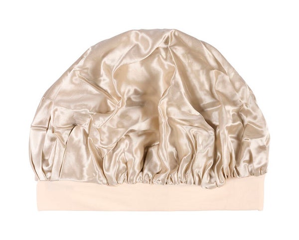 Beauty Pillow Satin Bonnet Champagne
