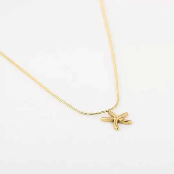 Ketting sea star GOLD